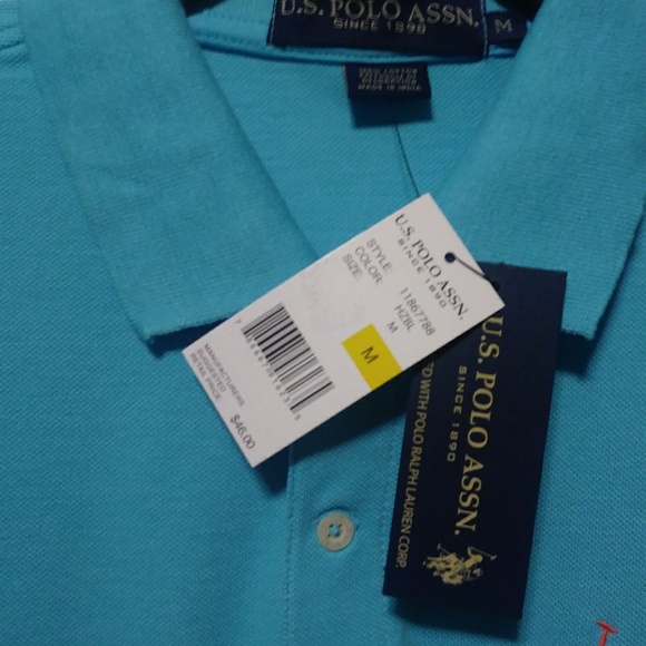 US Polo Assn. Blue Polo Shirt - Picture 5 of 8